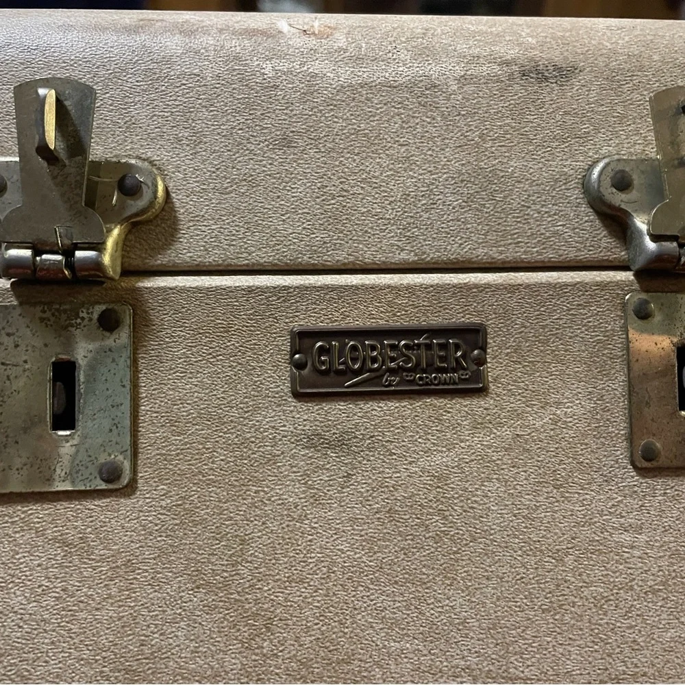Vintage Retro 50’s 60’s Globester Train Case travel decor unique rare